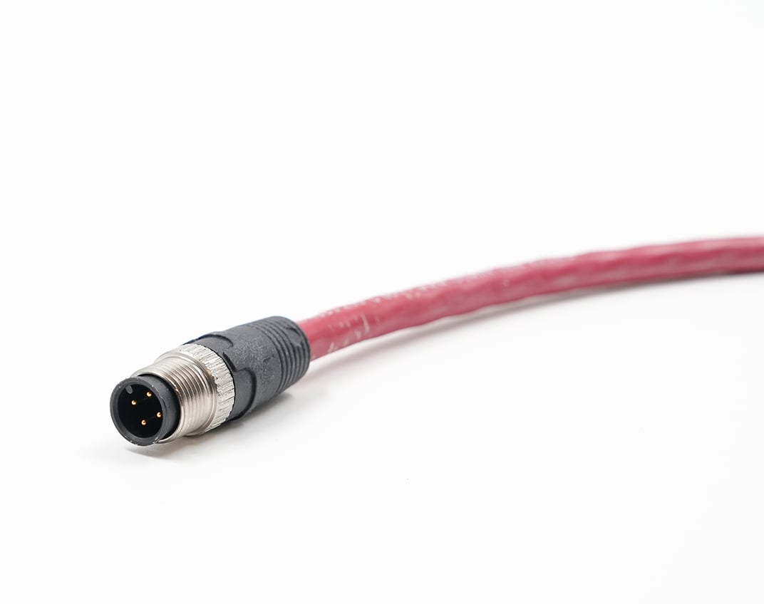 Quick-Connex™ 18 AWG M12 DC Micro High Temperature Silicone Cordsets